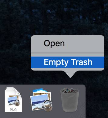 Empty trash mac terminal